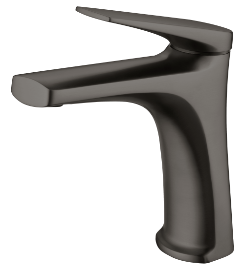 Delos Black Gun Metal Single Lever Basin Faucet, view 2