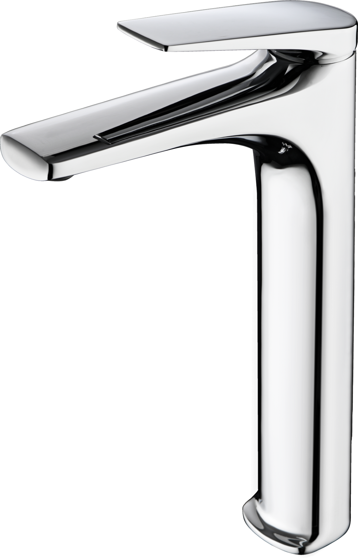 Delos Tall Chrome Sink Faucet Single Lever, view 2