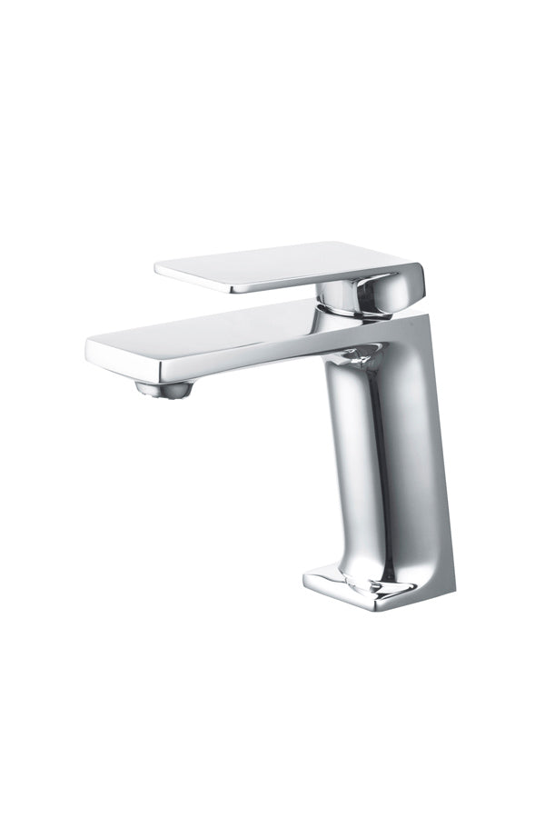 Chrome Single Lever Sink Faucet Modern Design, view 2