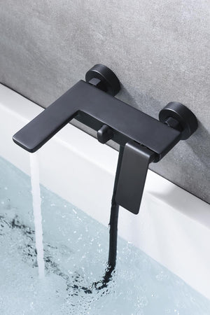 Fiji Single Handle Chrome Shower Set Modern Design, detail view