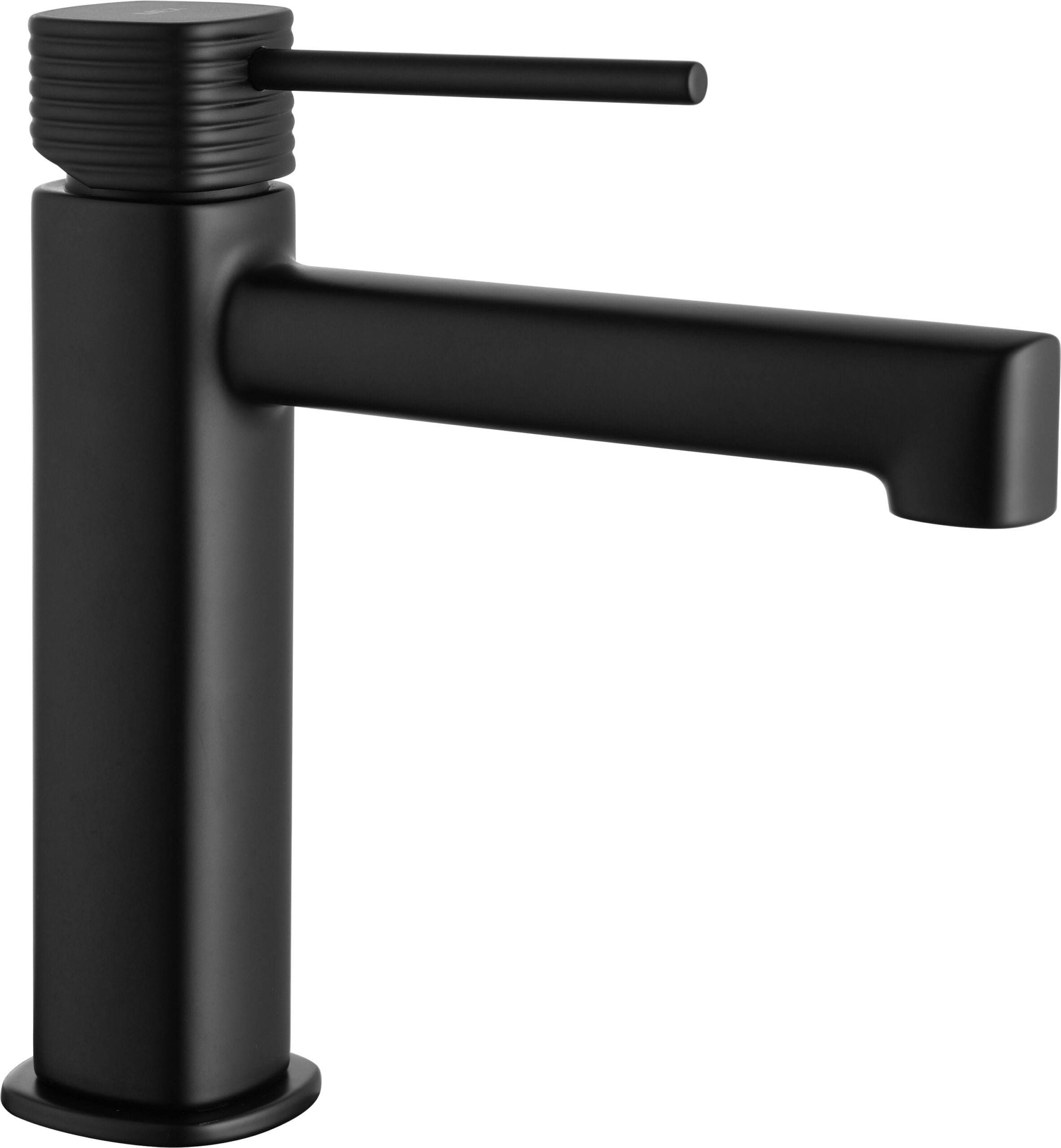 Firenze Matte Black Single Lever Basin Mixer, main product view