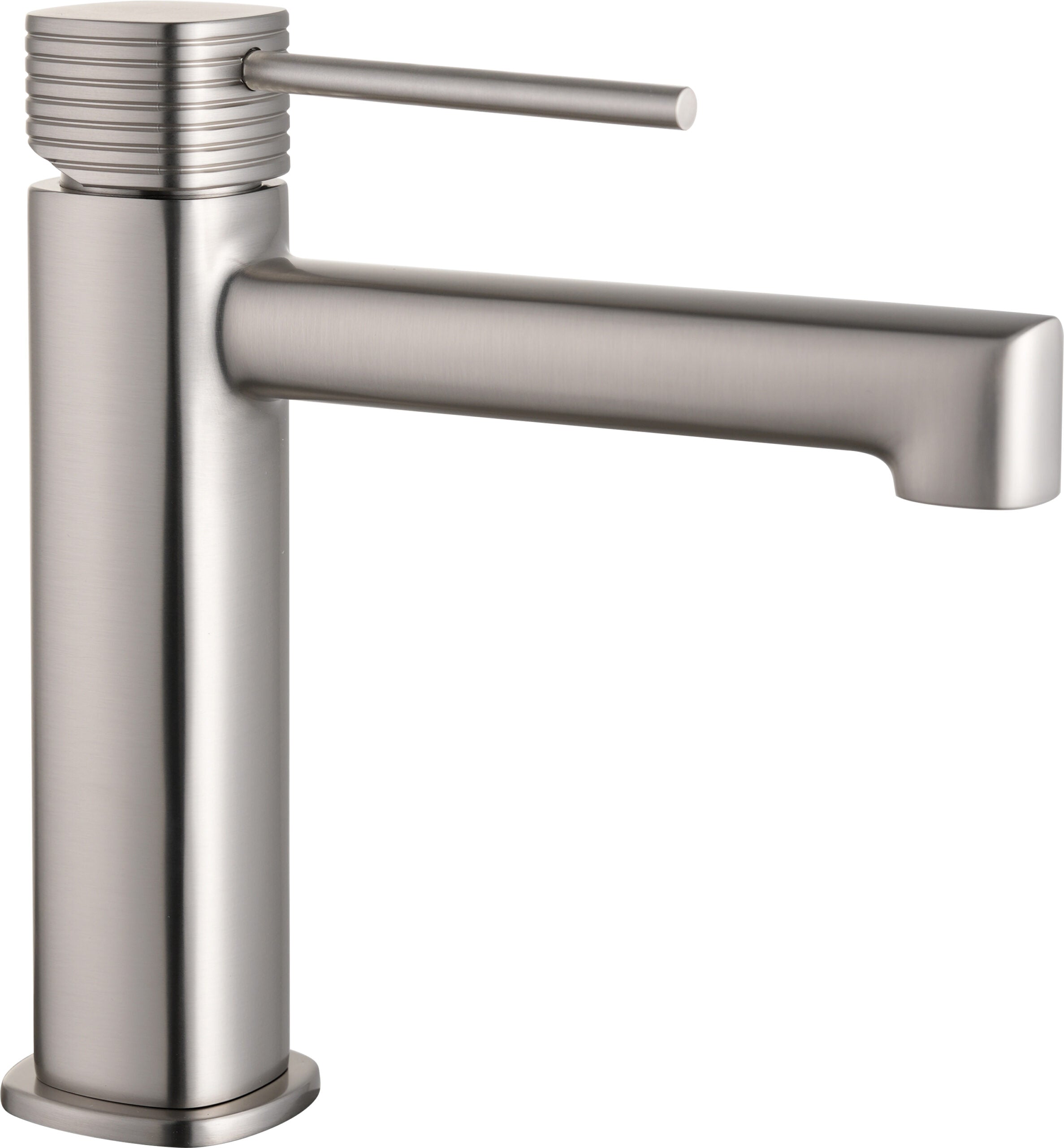 Firenze Brushed Nickel Single Lever Basin Mixer, main product view