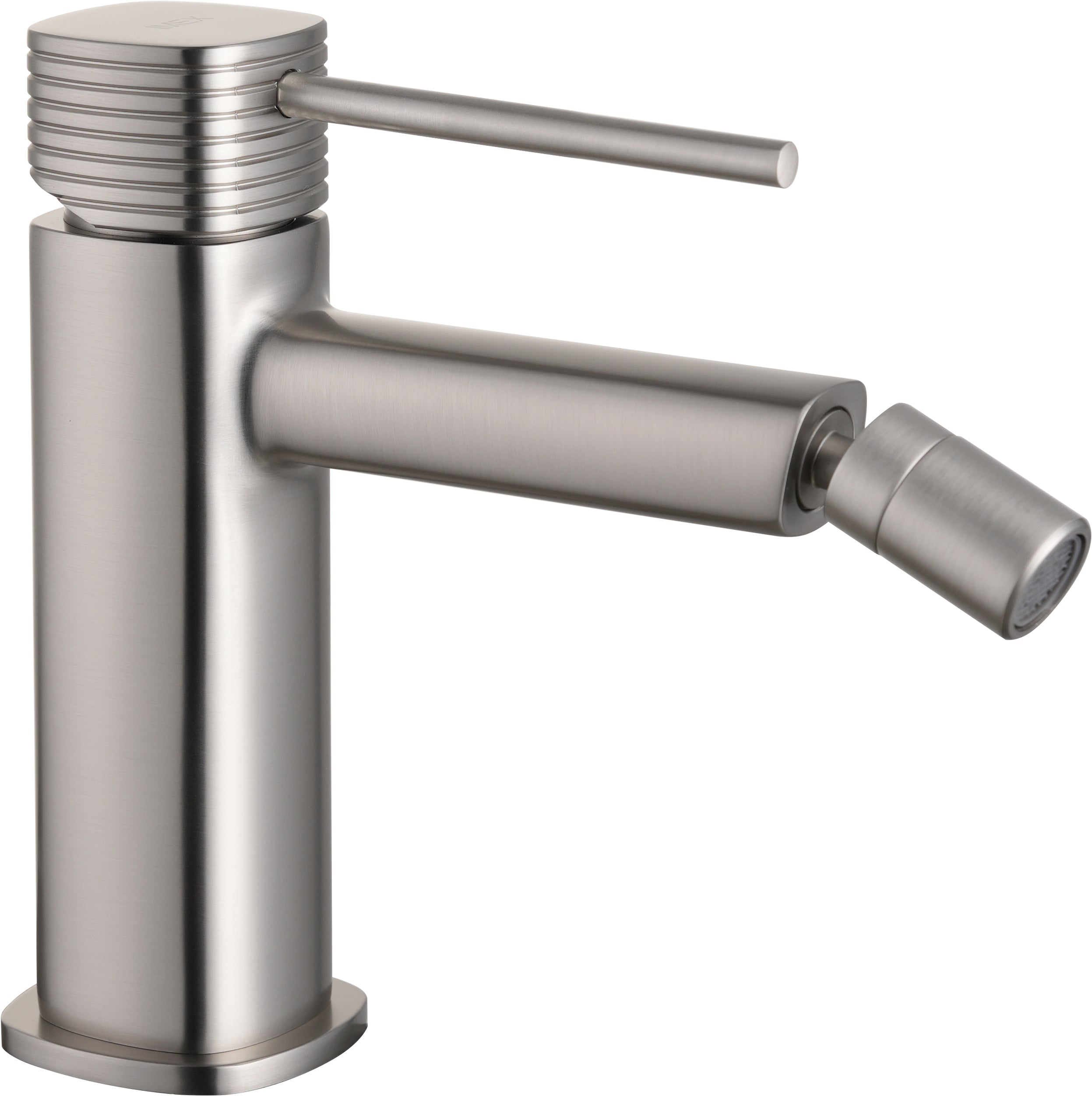 Firenze Brushed Nickel Single Lever Bidet Mixer, main product view