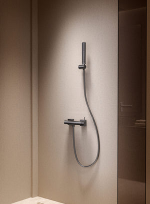Firenze Chrome Single Lever Shower Set, detail view