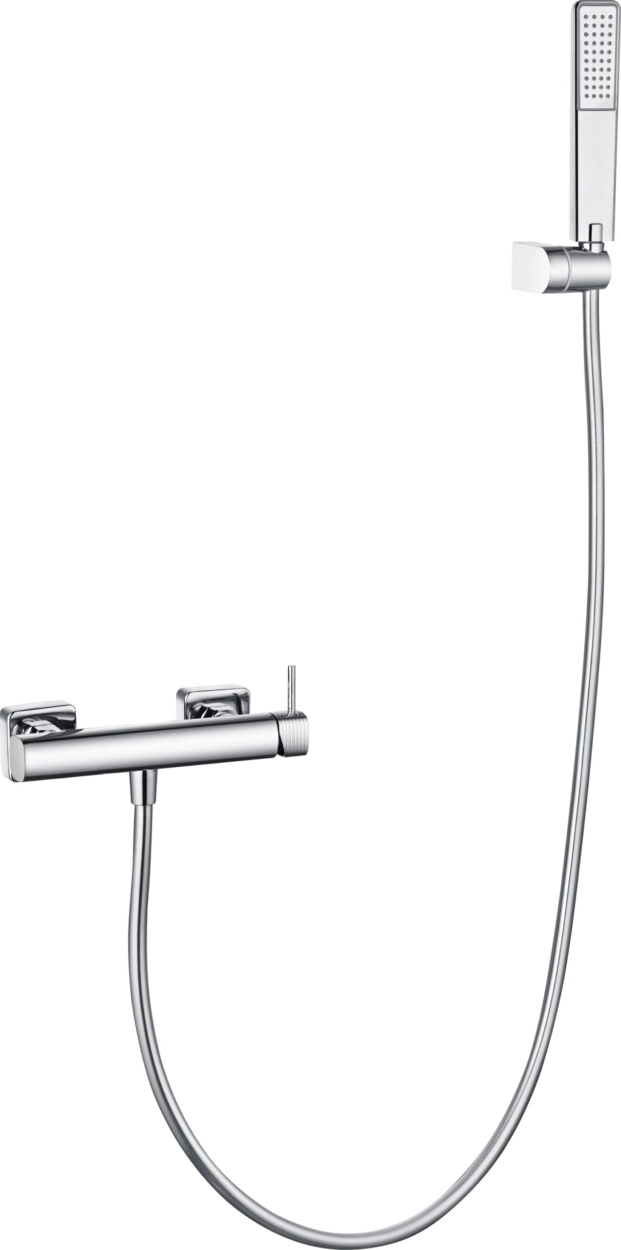 Firenze Chrome Single Lever Shower Kit, main product view
