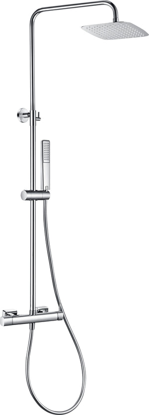 Firenze Chrome Single Lever Shower Set, main product view