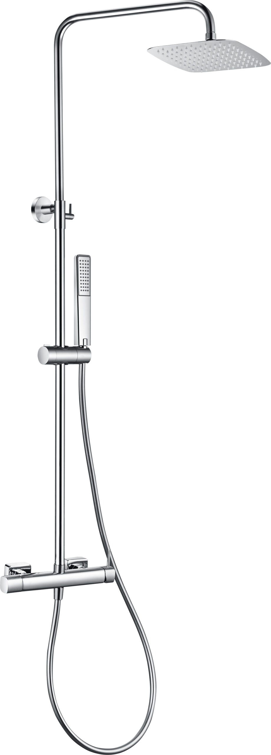 Firenze Chrome Single Lever Shower Set, main product view