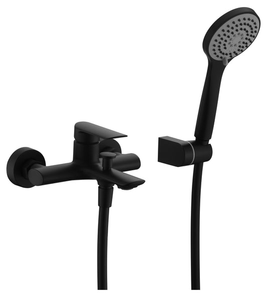 Grifo De Baño/Ducha Ural Negro Mate