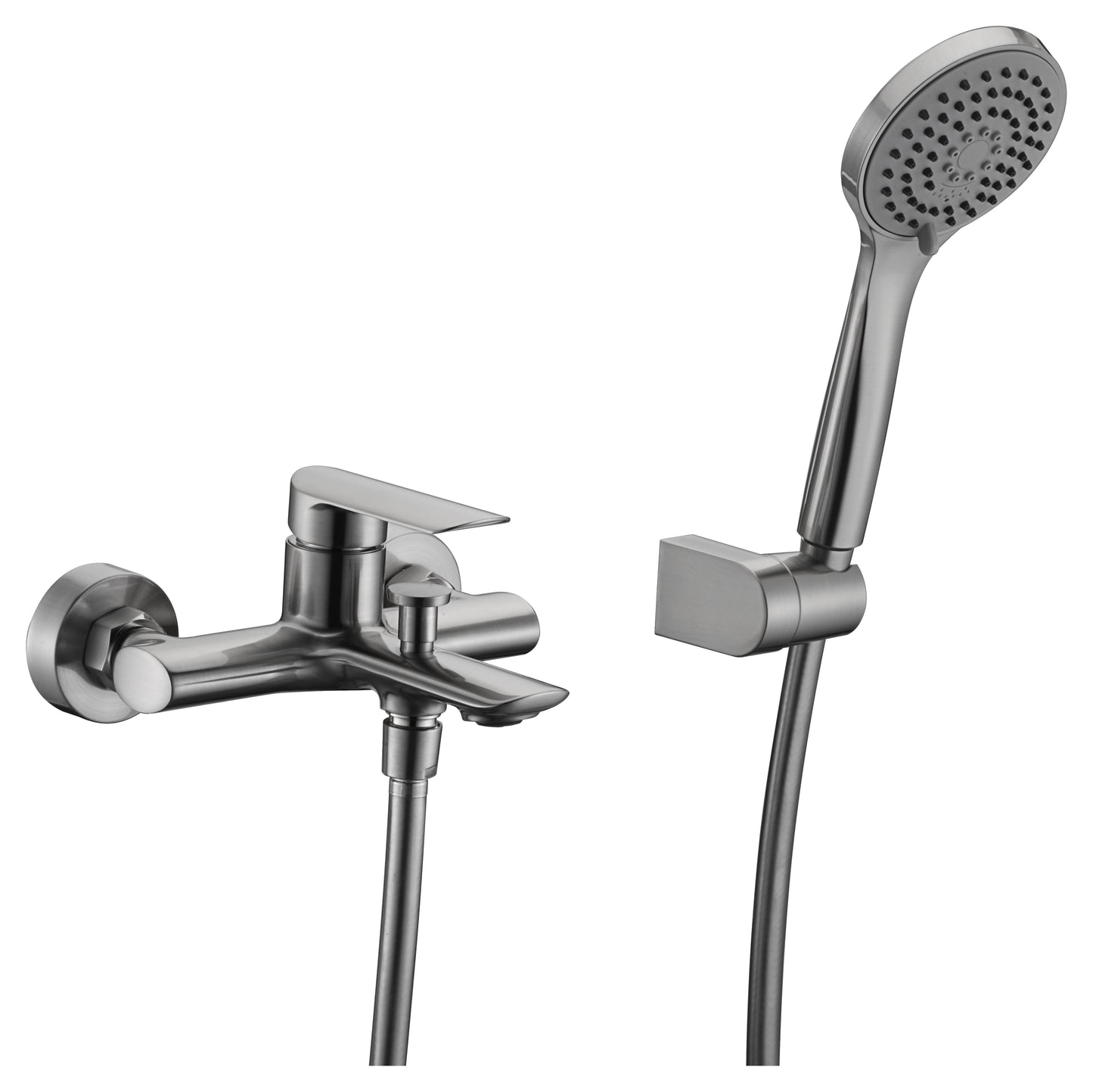 Grifo De Baño/Ducha Ural Níquel Cepillado