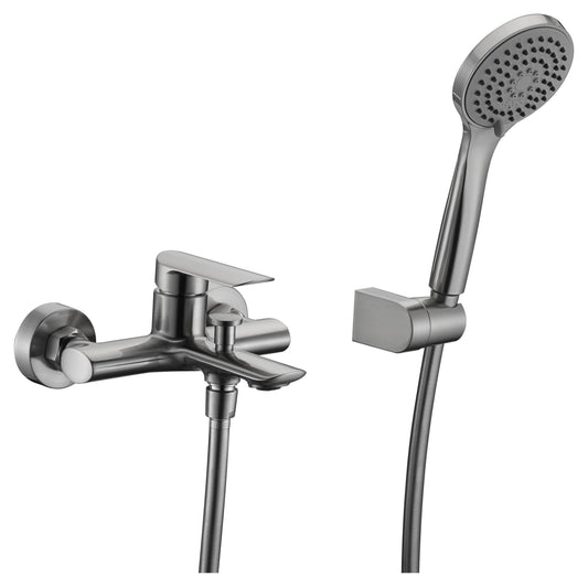 Grifo De Baño/Ducha Ural Níquel Cepillado