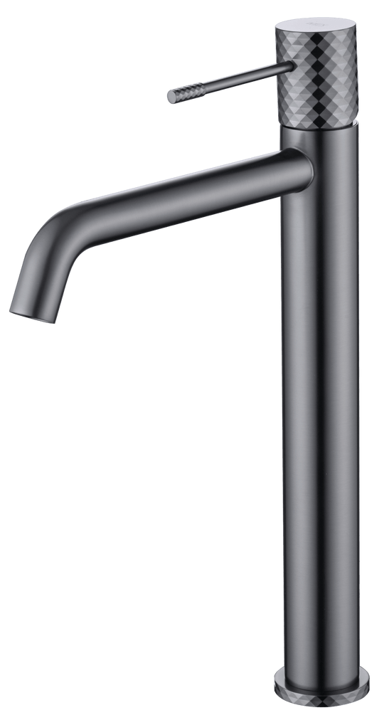 Monomando Lavabo Alto Génova Negro Gun Metal