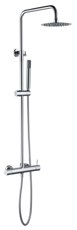 Génova Chrome Single Lever Shower Set, main product view