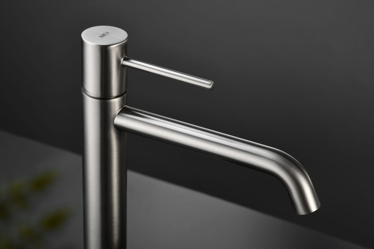Brushed Nickel Single Handle Shower Set Modern Design, view 8