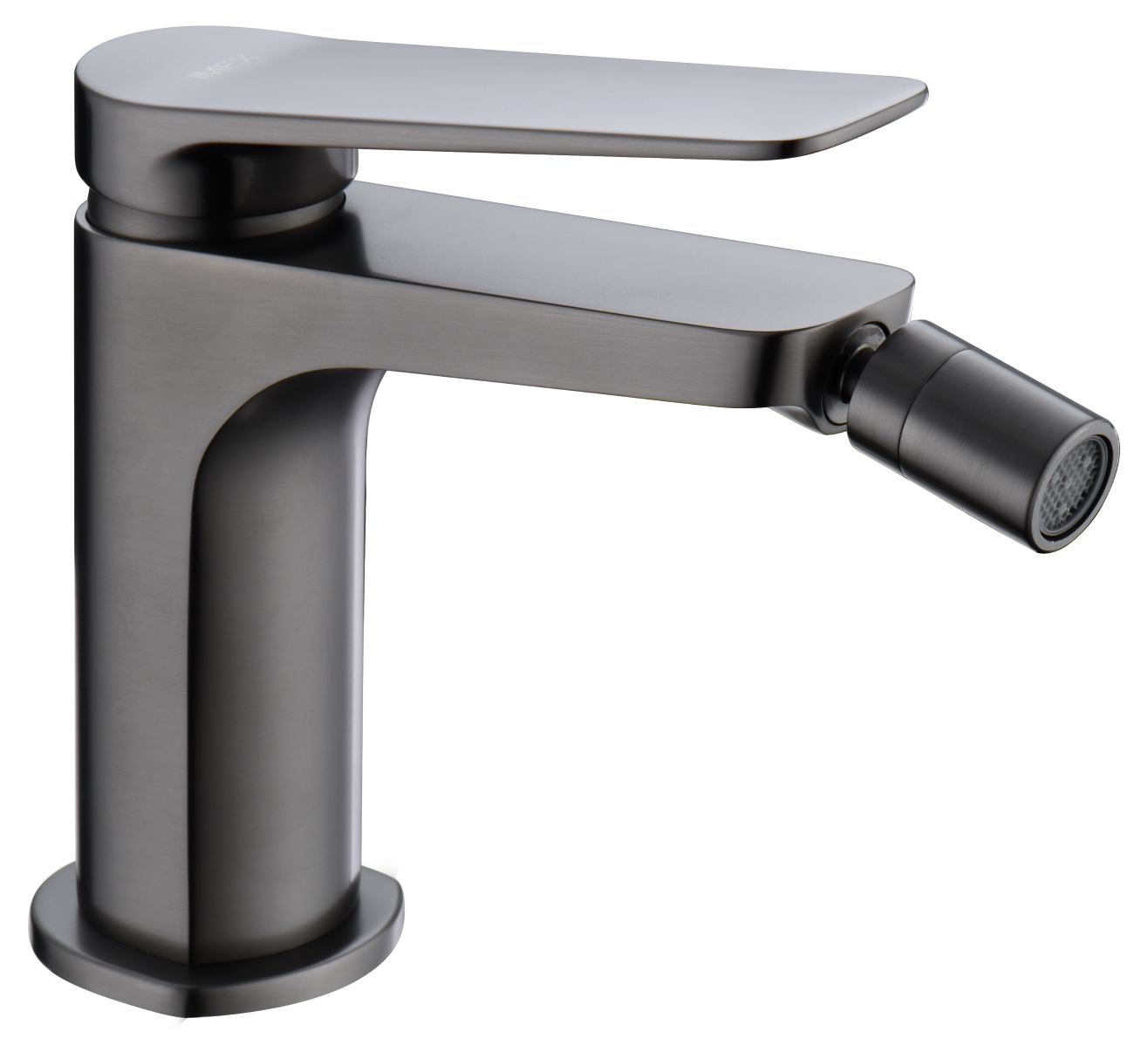 Black Gun Metal Bidet Mixer Single Handle Contemporary, view 2