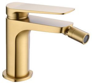 Napoles Brushed Gold Bidet Mixer Single Handle, view 2