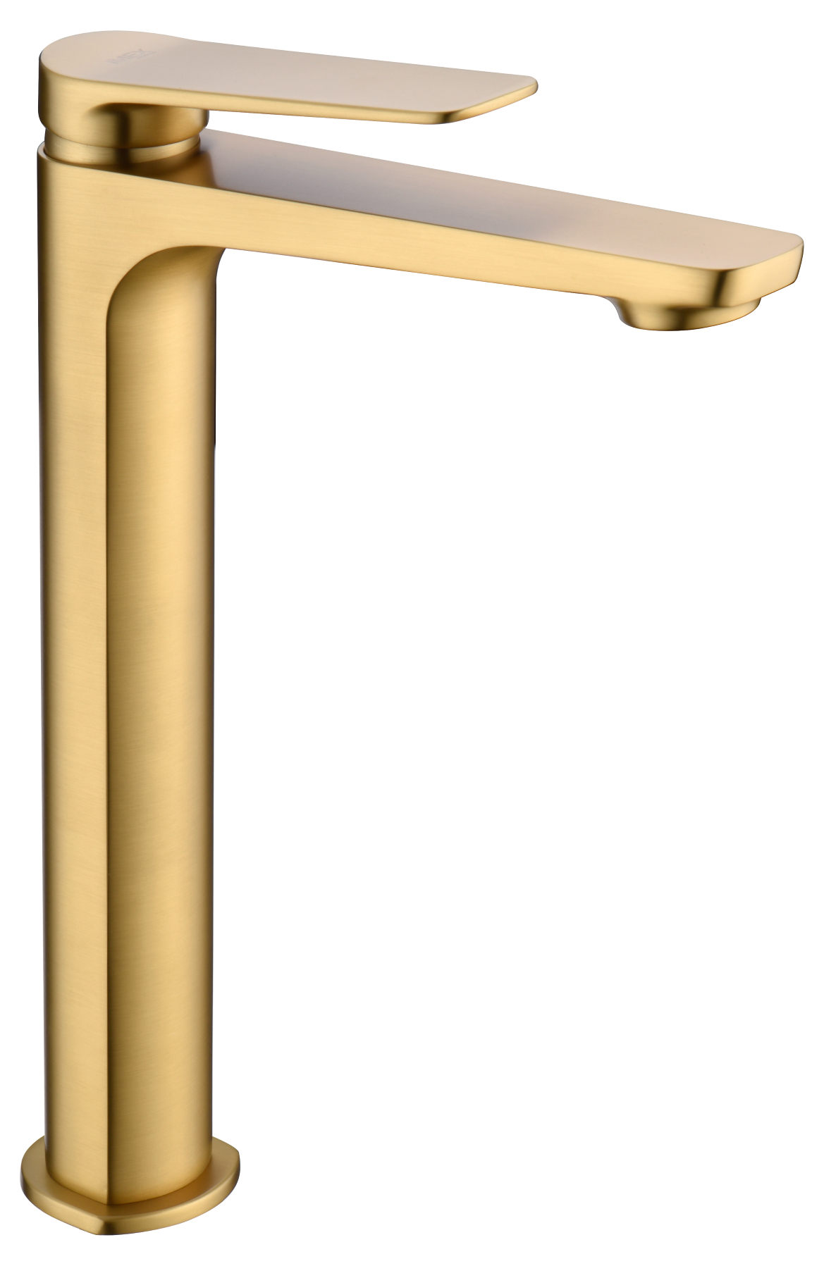 Napoles Brushed Gold Tall Sink Mixer Faucet, view 2