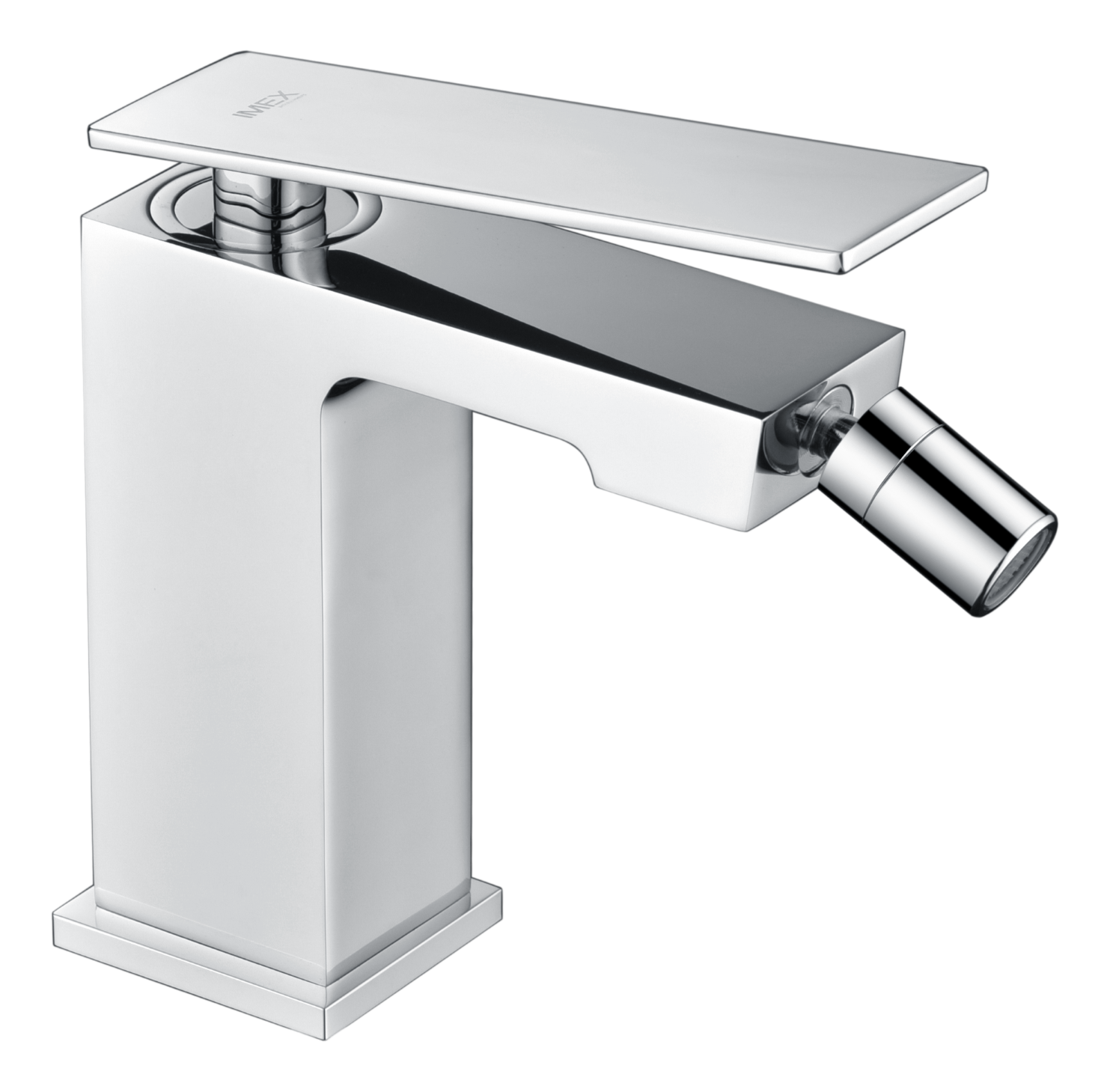 Pisa Chrome Bidet Mixer Single Lever Modern Design, view 2
