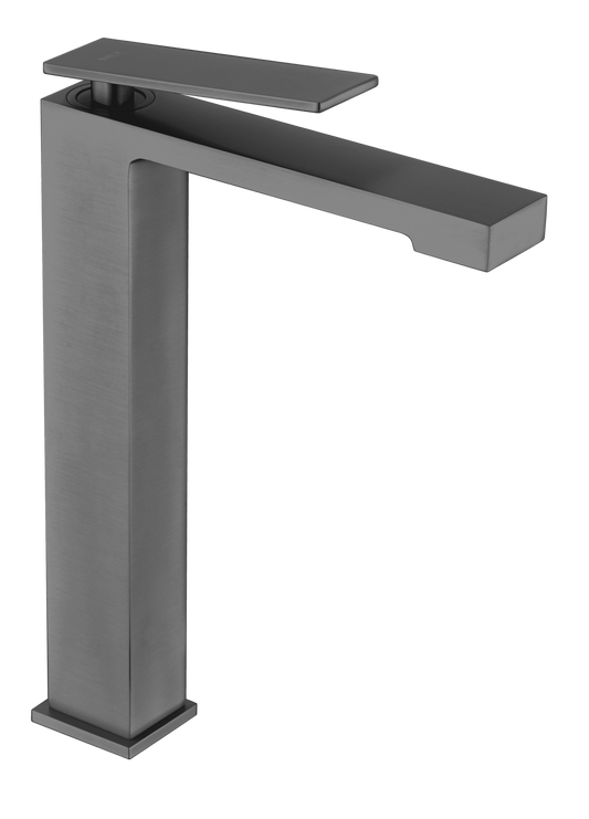 Monomando Lavabo Alto Pisa Negro Gun Metal