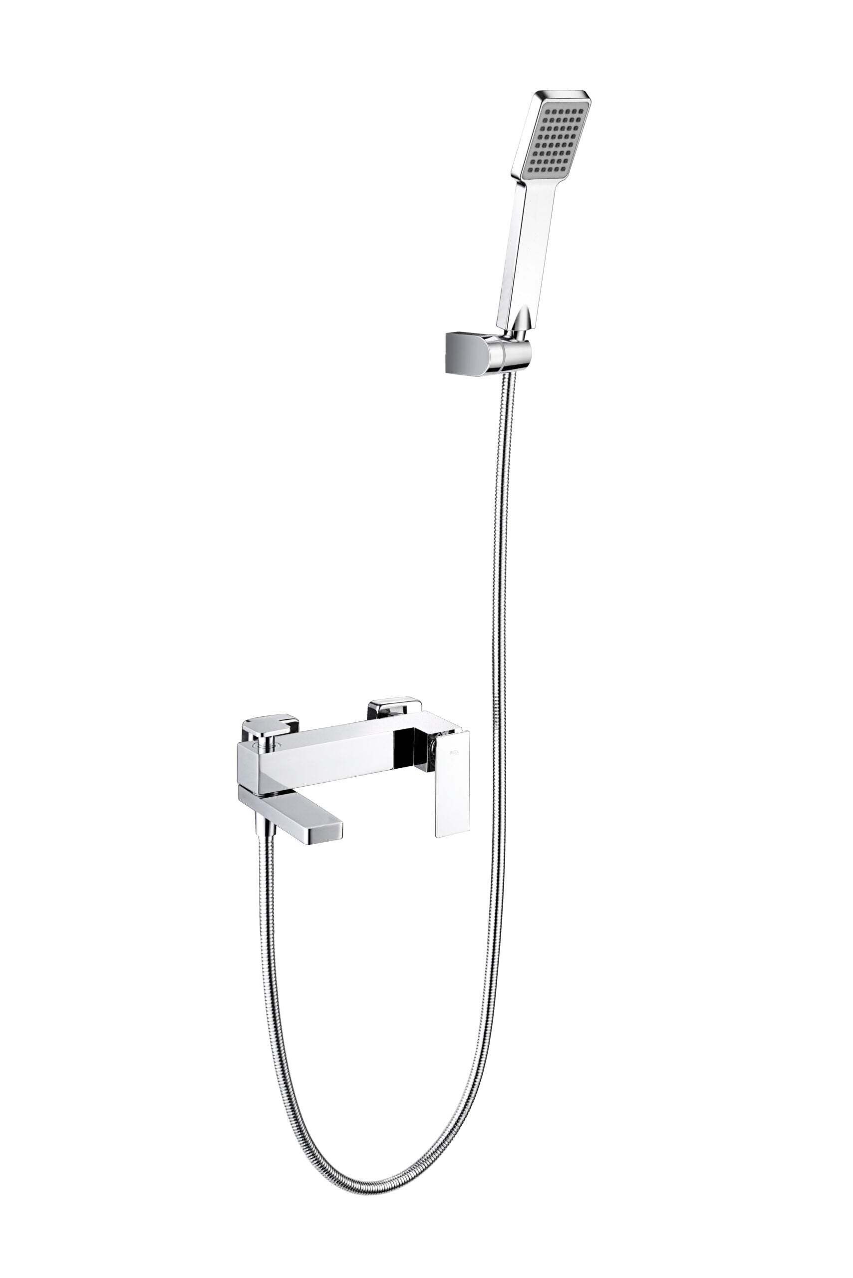 Chrome Single Lever Shower Kit Modern Bathroom Design, view 2