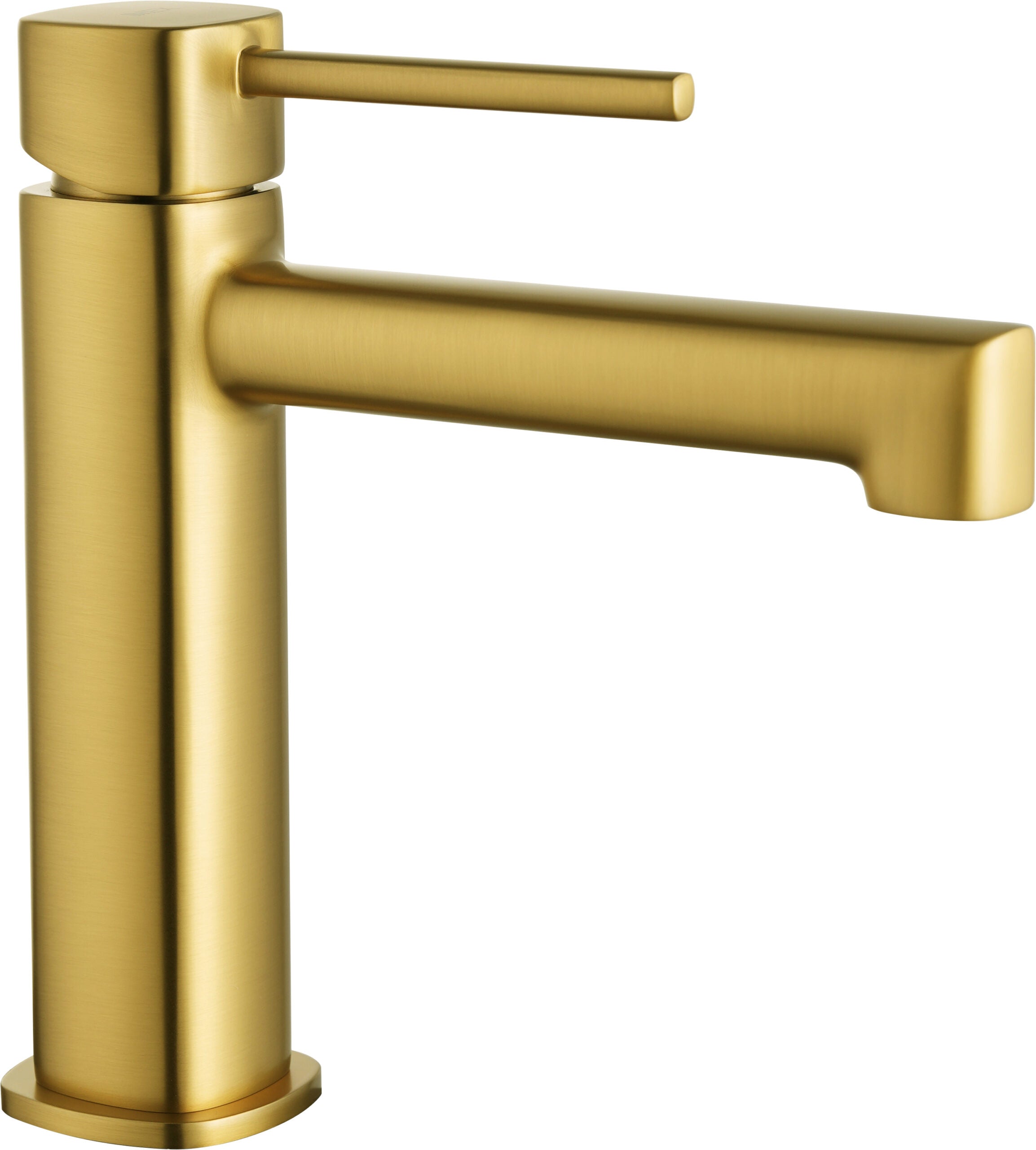 Toscana Brushed Gold Single Lever Basin Mixer, main product view