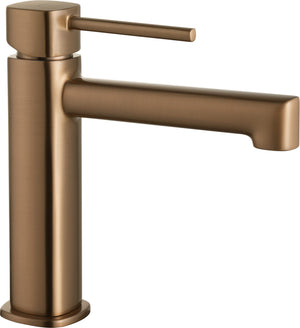 Toscana Brushed Rose Gold Single Lever Basin Mixer, main product view