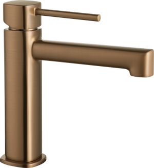 Toscana Brushed Rose Gold Single Lever Basin Mixer, view 5