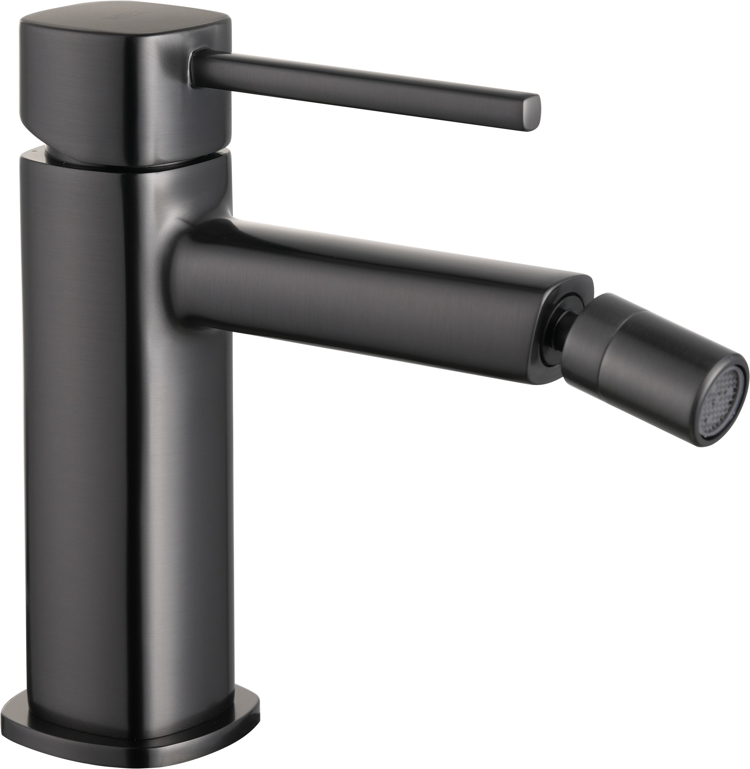 Toscana Black Gun Metal Single Lever Bidet Mixer, view 4