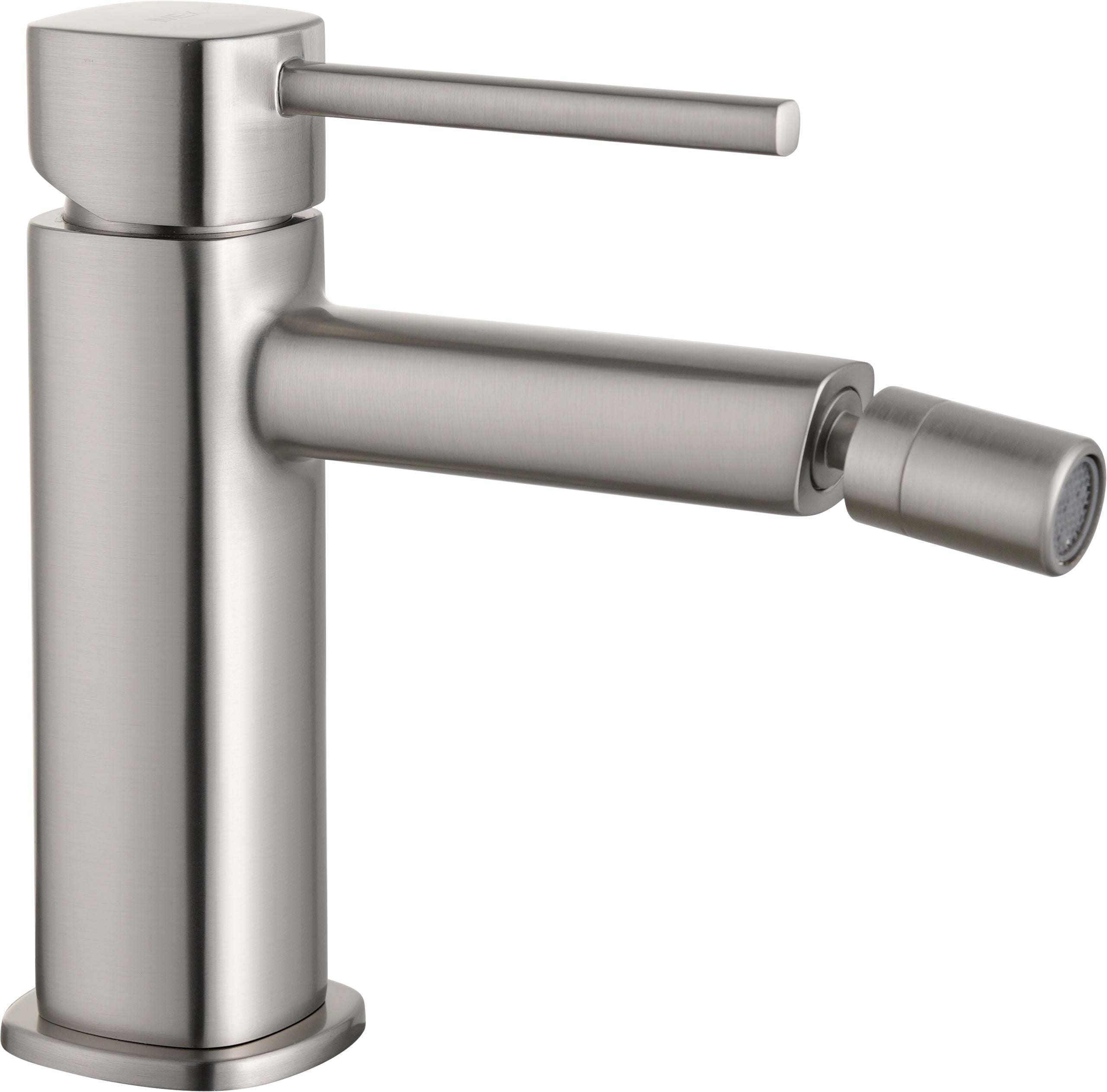 Toscana Brushed Nickel Single Lever Bidet Mixer, main product view