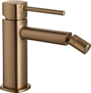 Toscana Brushed Rose Gold Single Lever Bidet Mixer, main product view