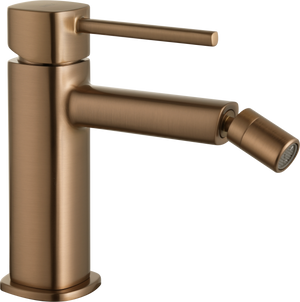 Toscana Brushed Rose Gold Single Lever Bidet Mixer, view 4