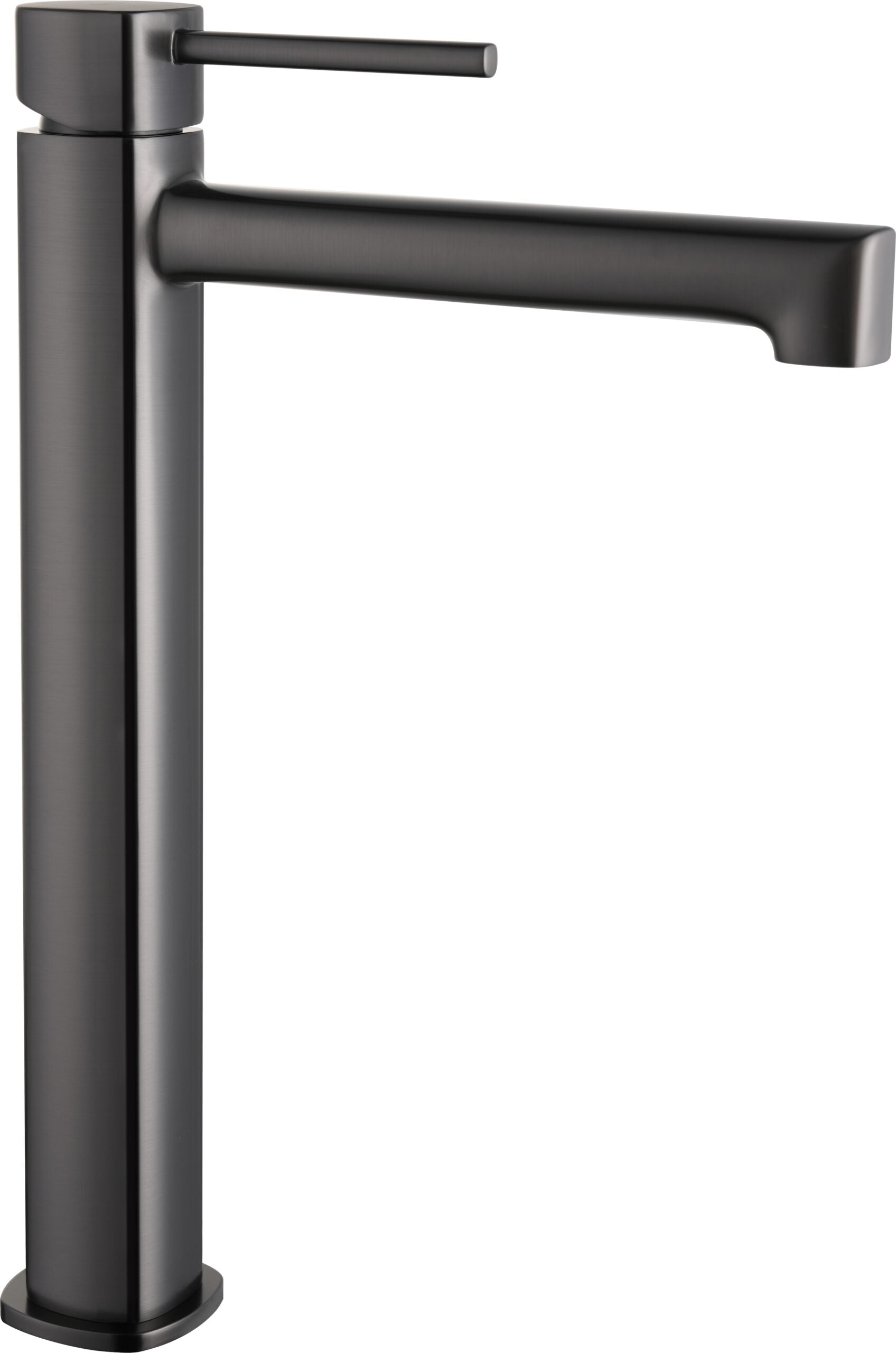 Toscana Black Gun Metal Tall Single Lever Basin Mixer, main product view