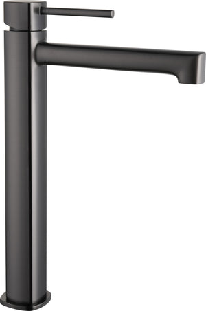 Toscana Black Gun Metal Tall Single Lever Basin Mixer, main product view