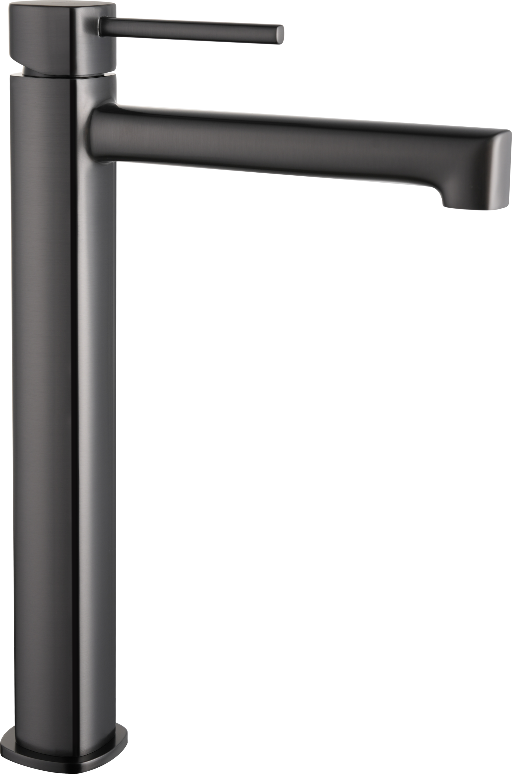 Toscana Black Gun Metal Tall Single Lever Basin Mixer, view 5