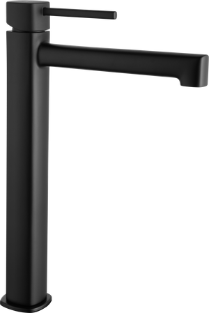 Toscana Matte Black Tall Single Lever Basin Mixer, view 5