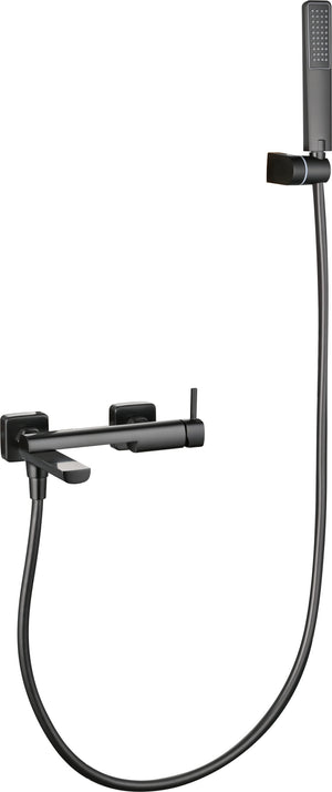 Toscana Black Gun Metal Single Lever Bath and Shower Kit, main product view