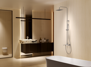 Toscana Black Gun Metal Single Lever Bath and Shower Set, view 6