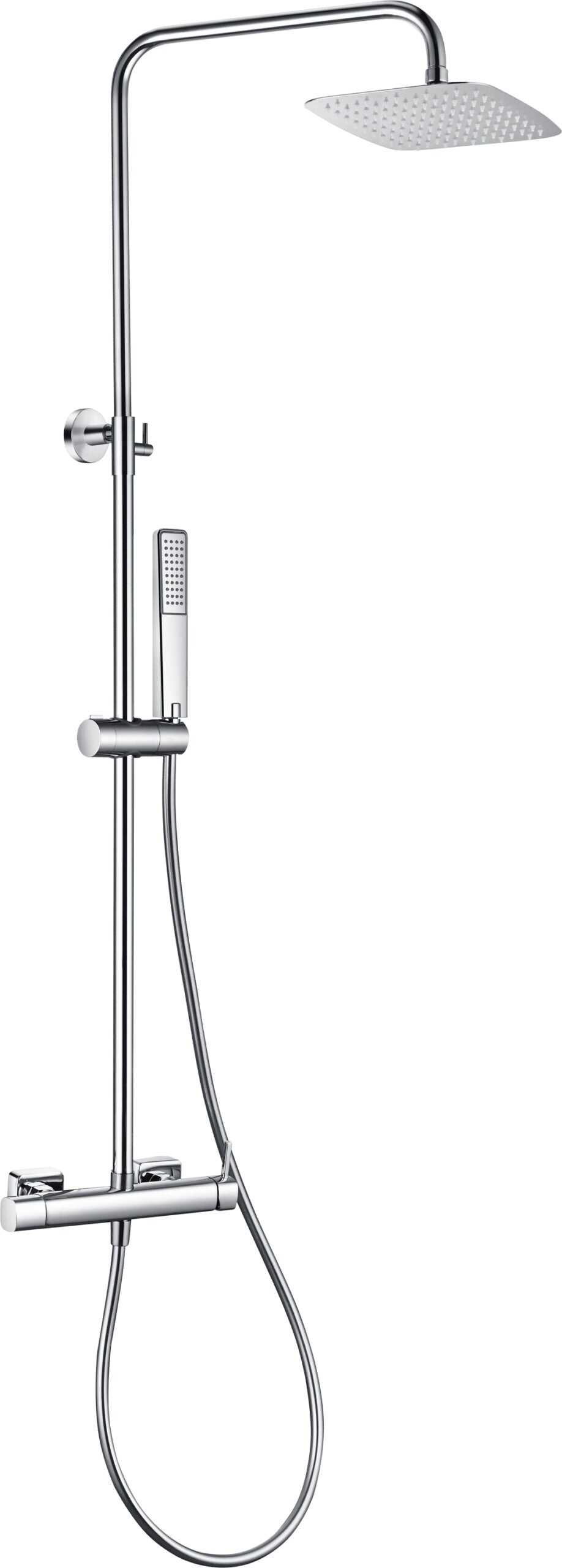 Toscana Chrome Single Lever Shower Set, main product view