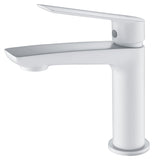 Monomando Lavabo Lúxor Blanco Mate