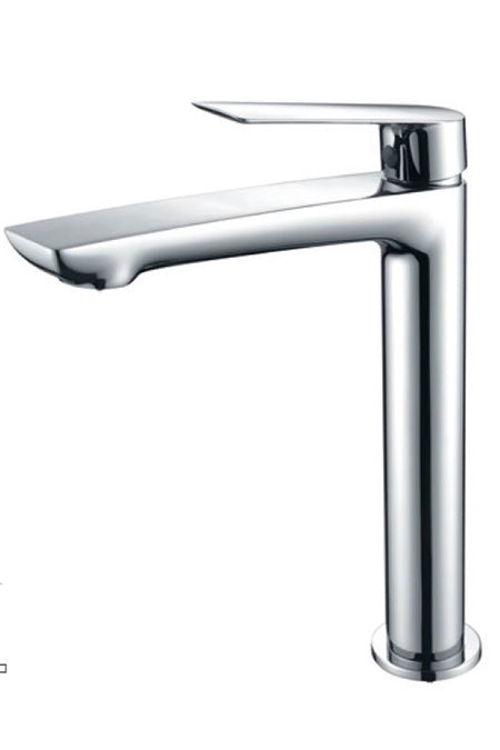 Luxor Chrome Tall Basin Mixer Single Lever Faucet, view 2