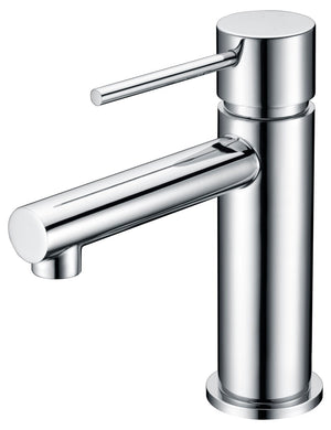Milos Chrome Single Lever Basin Mixer Faucet, view 2