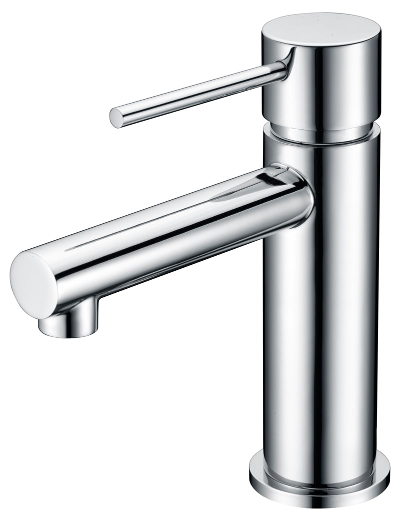 Milos Chrome Single Lever Basin Mixer Faucet, view 2