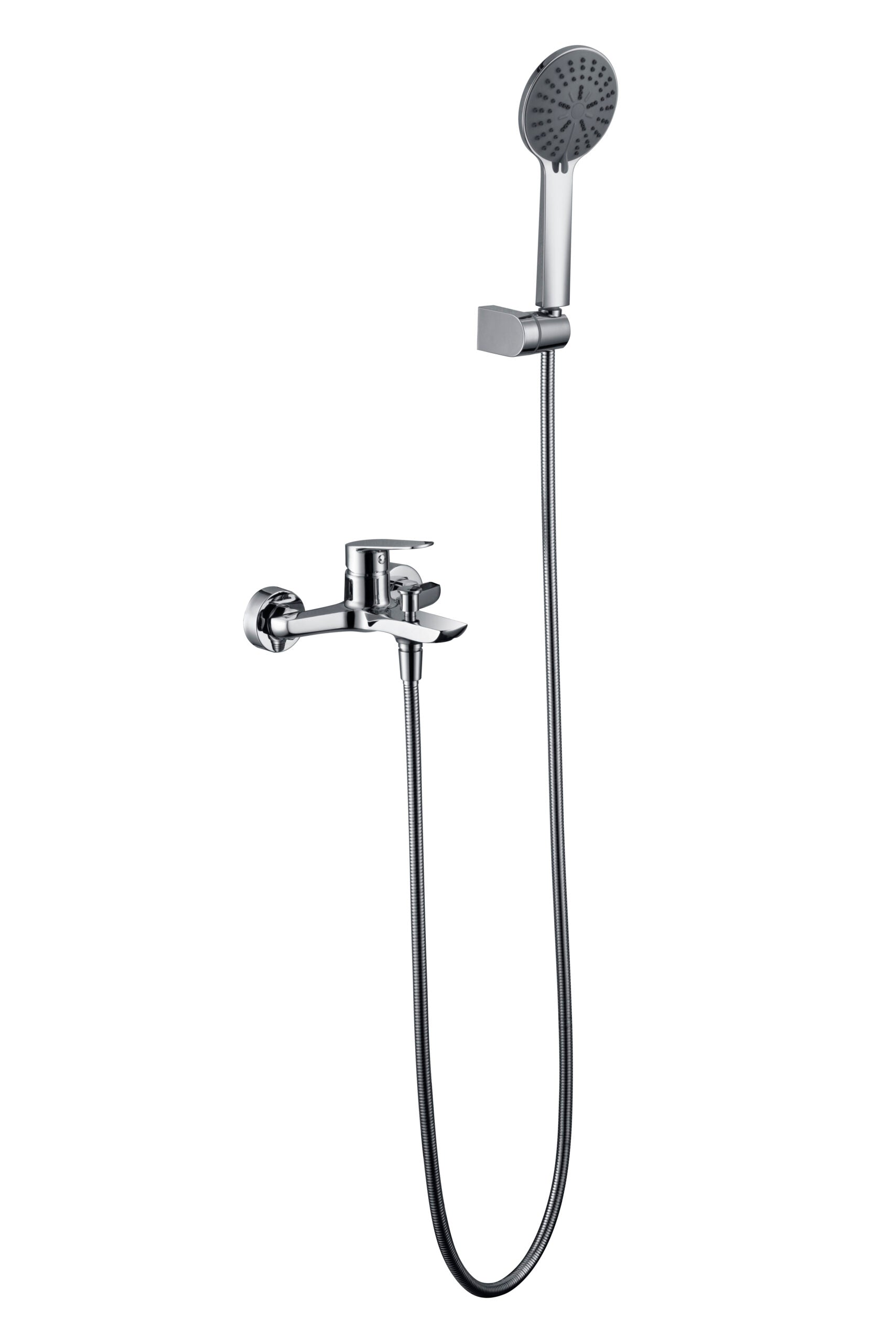 Chrome Bathroom Shower Faucet Modern Design, view 2