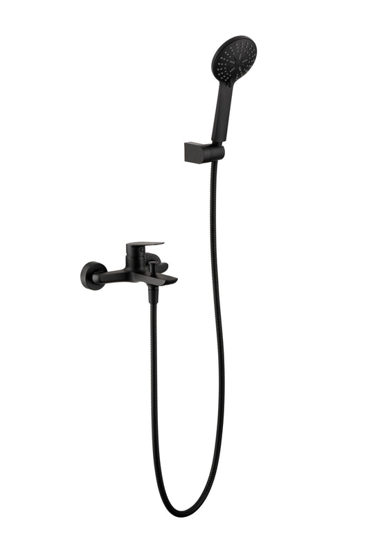 Grifo De Baño/Ducha Belgica Negro Mate