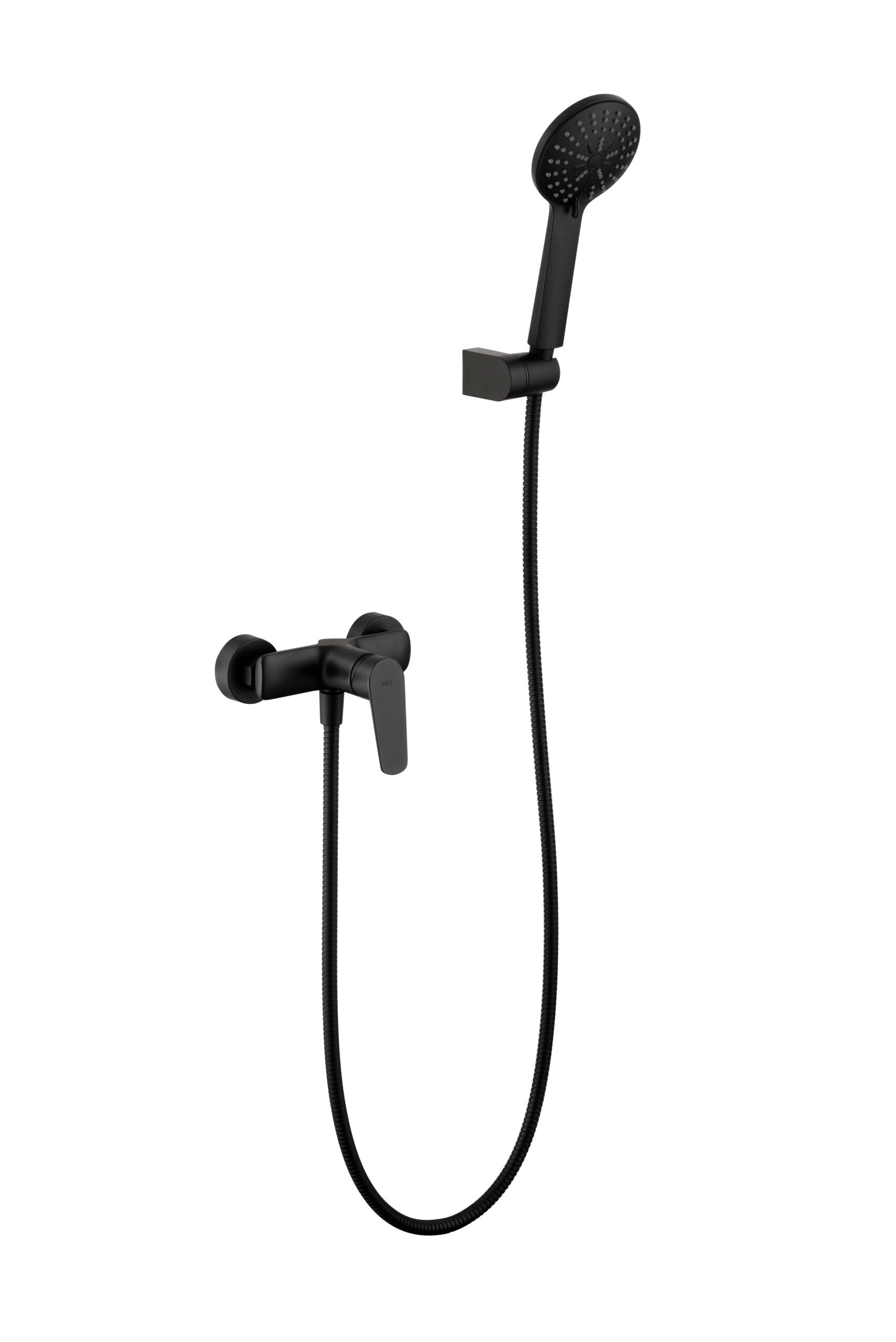 Matte Black Shower Faucet Set Belgium Series, view 2
