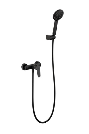 Matte Black Shower Faucet Set Belgium Series, view 2
