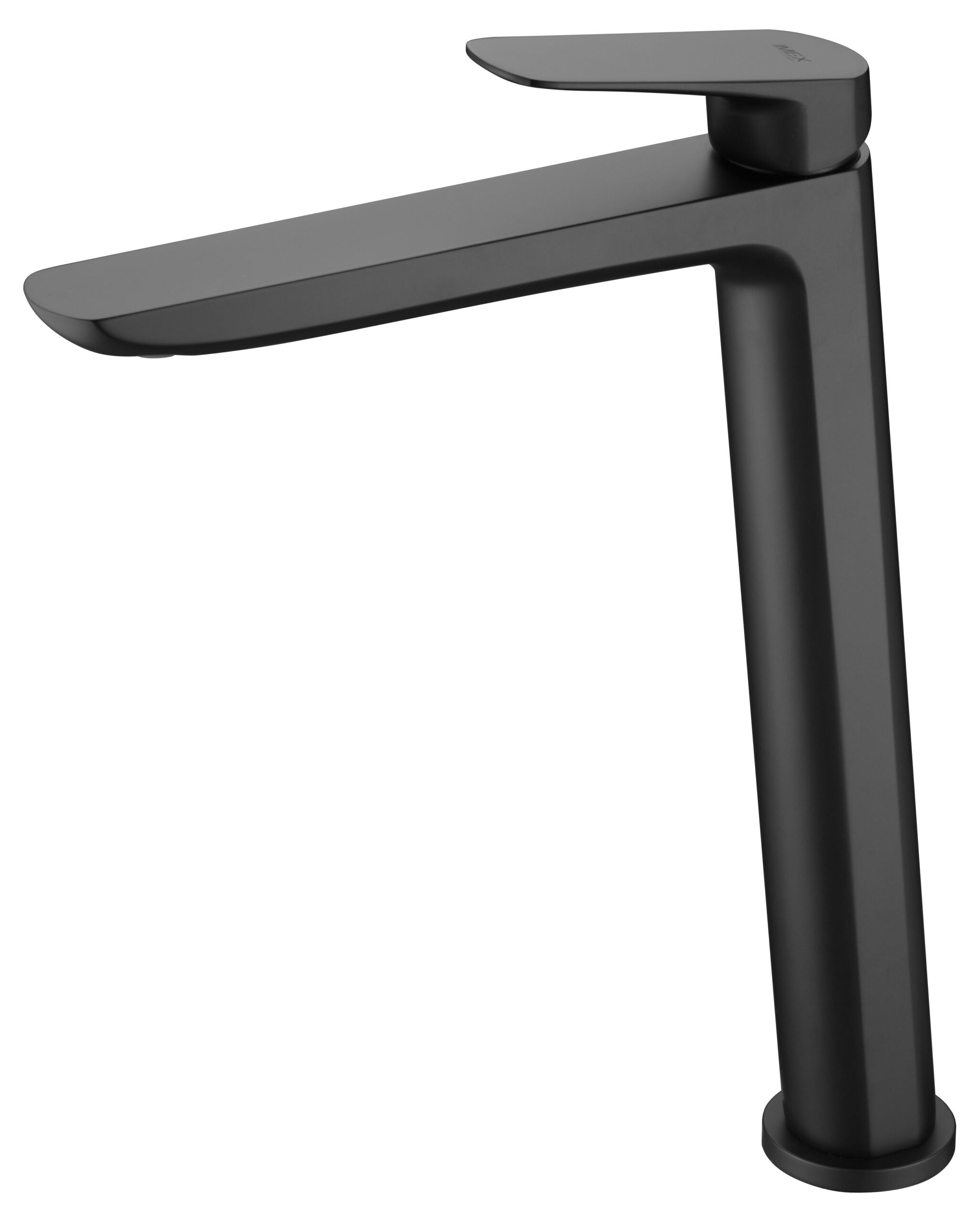 Matte Black Tall Sink Mixer Faucet Modern Design, view 2