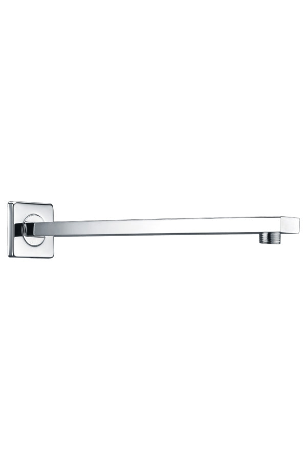 Chrome Square Shower Arm Wall Mount Modern, view 2