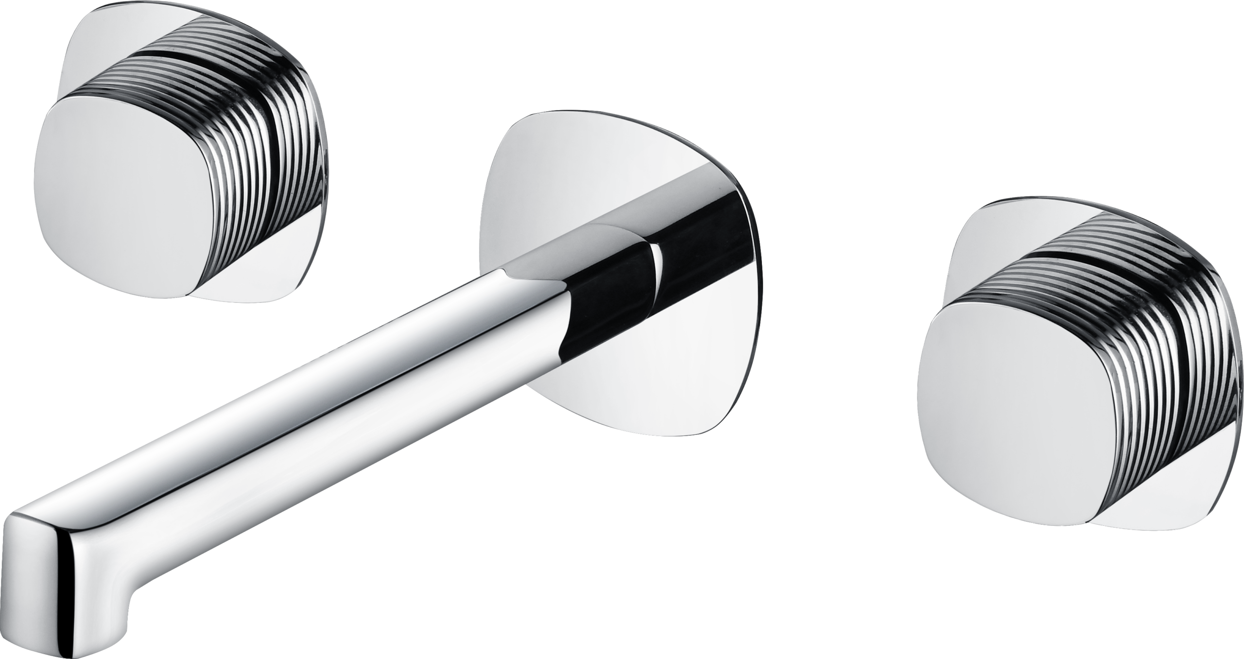 Firenze Chrome Concealed Two Handle Basin Mixer, main product view