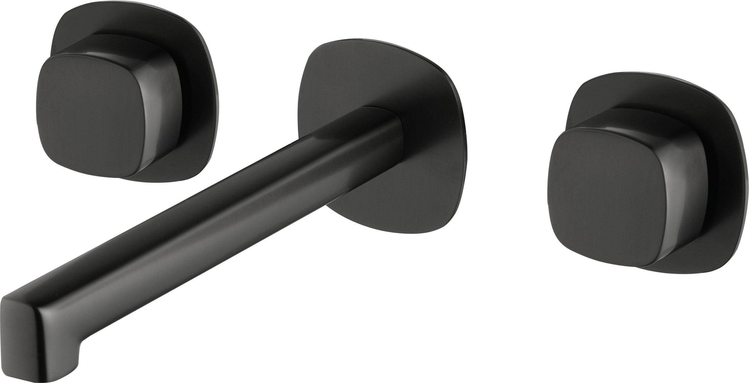 Toscana Black Gun Metal Concealed Two Handle Basin Mixer, main product view