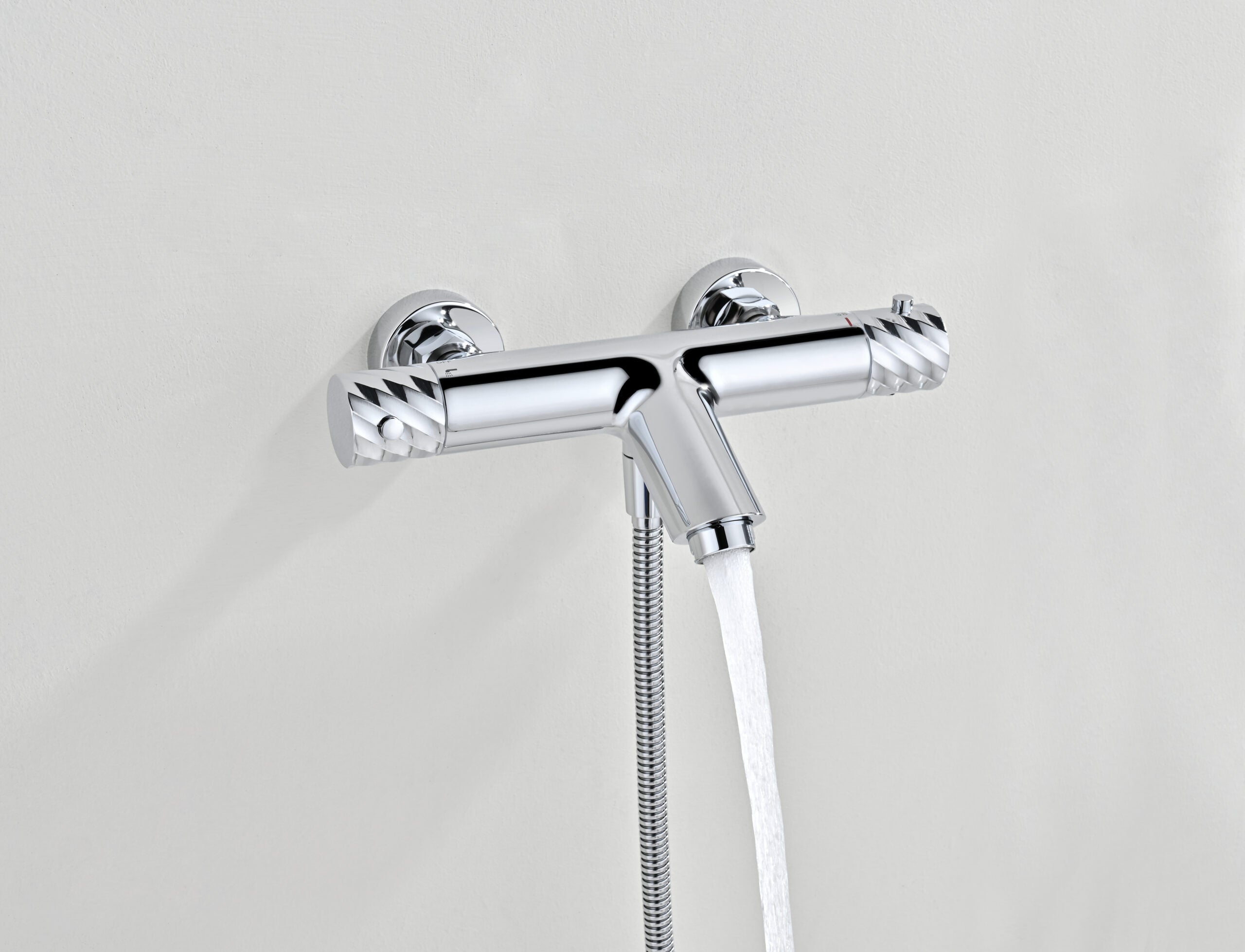 Bless Chrome Thermostatic Bath and Shower Kit, view 2